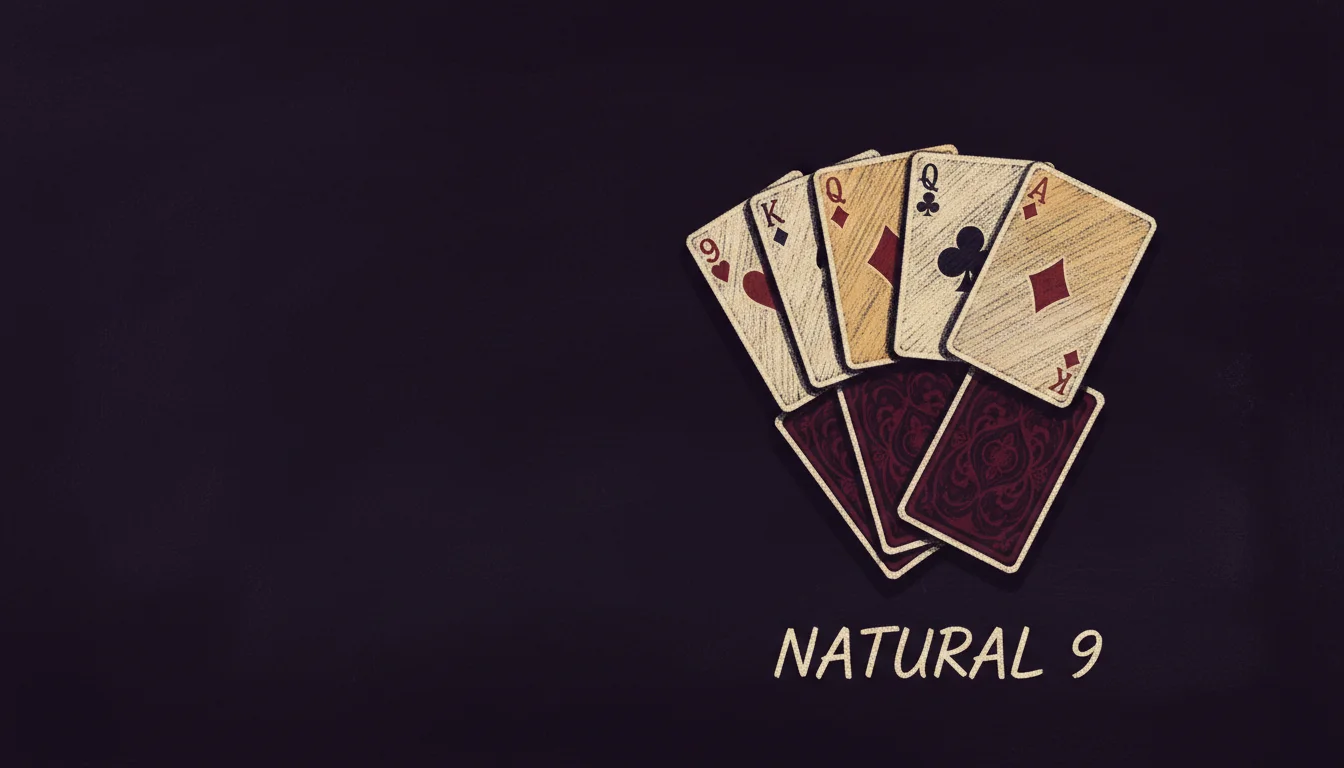 baccaratin säännöt – pelin kuvitus