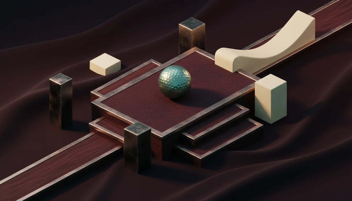 golf-pasianssi – pelin kuvitus