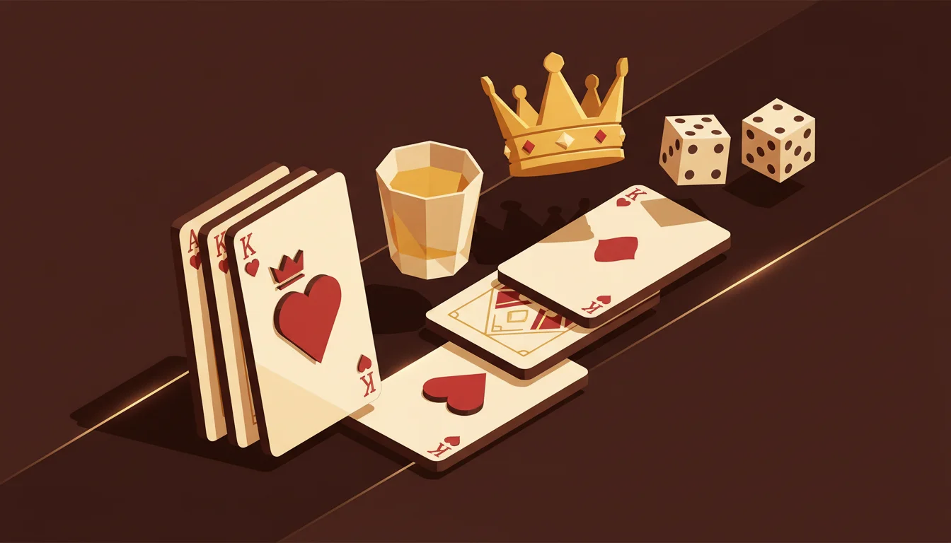 korttijuomapelit – pelin kuvitus