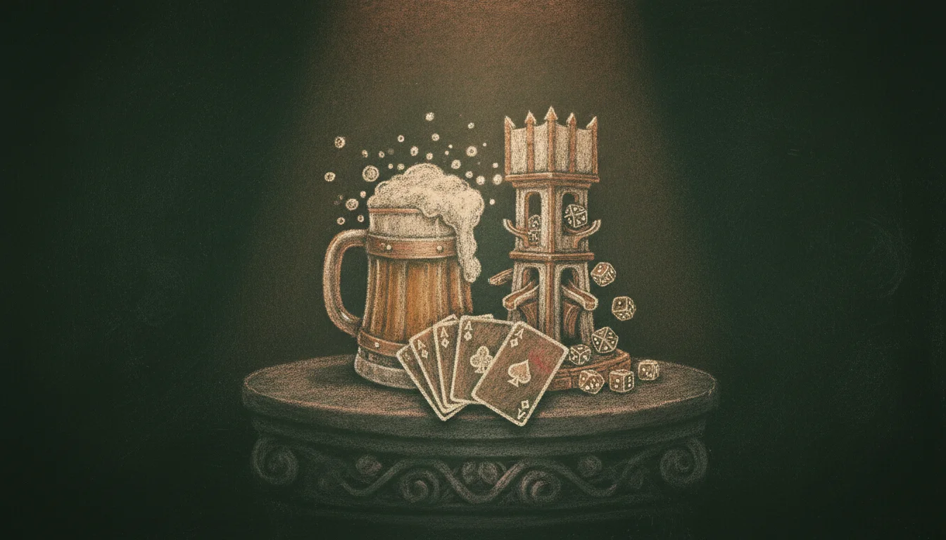 parhaat juomapelit – pelin kuvitus