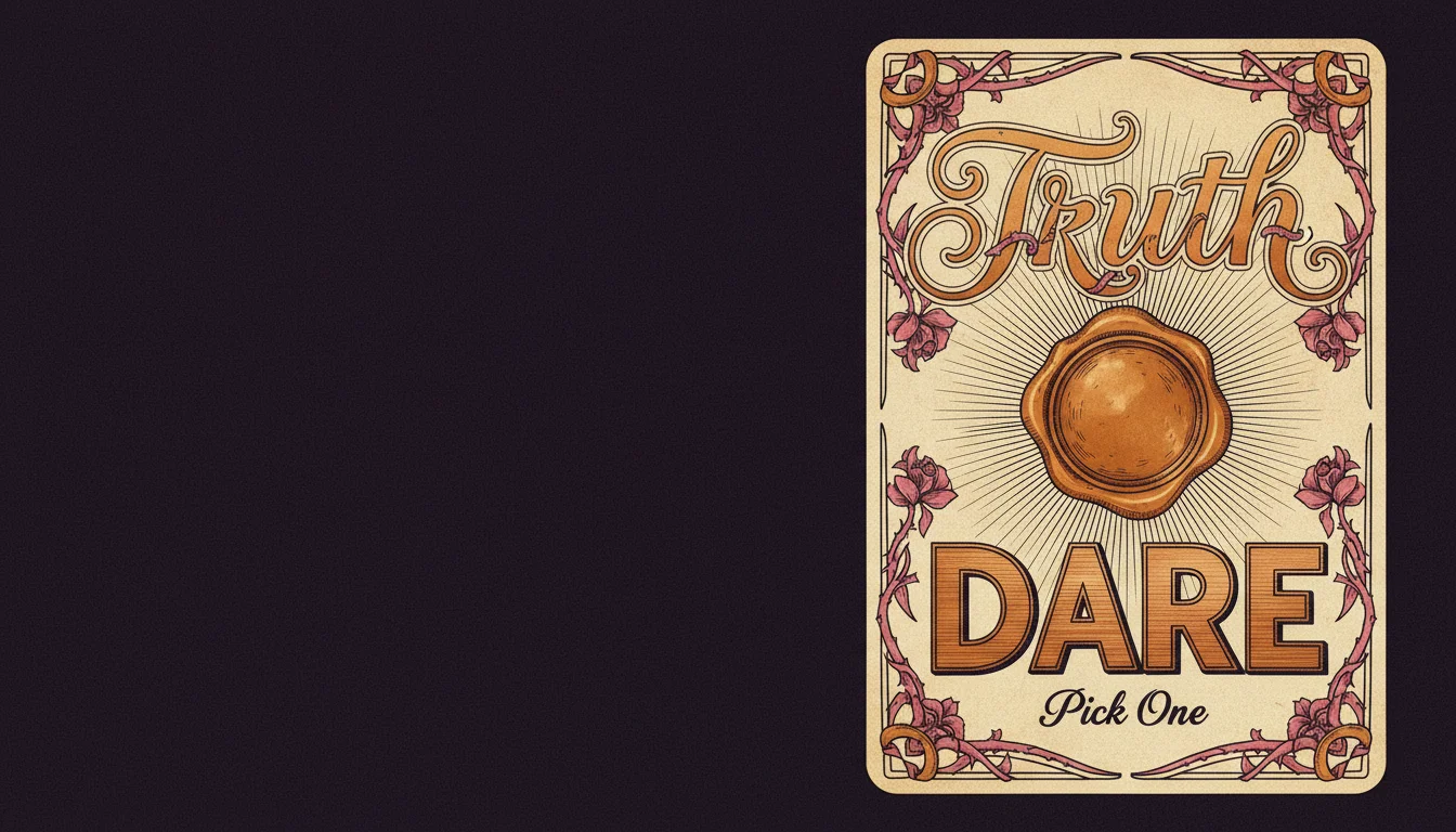 totuus vai tehtävä juomapeli – pelin kuvitus